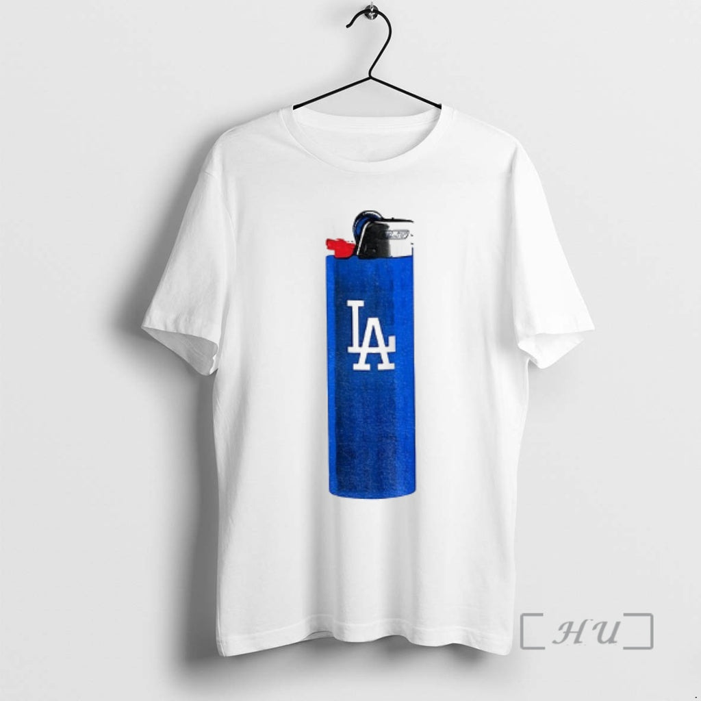 Trending Lighter Los Angeles Dodgers Mlb Baseball Logo Shirt Hoodie Sweatshirt | PurePodTees.com