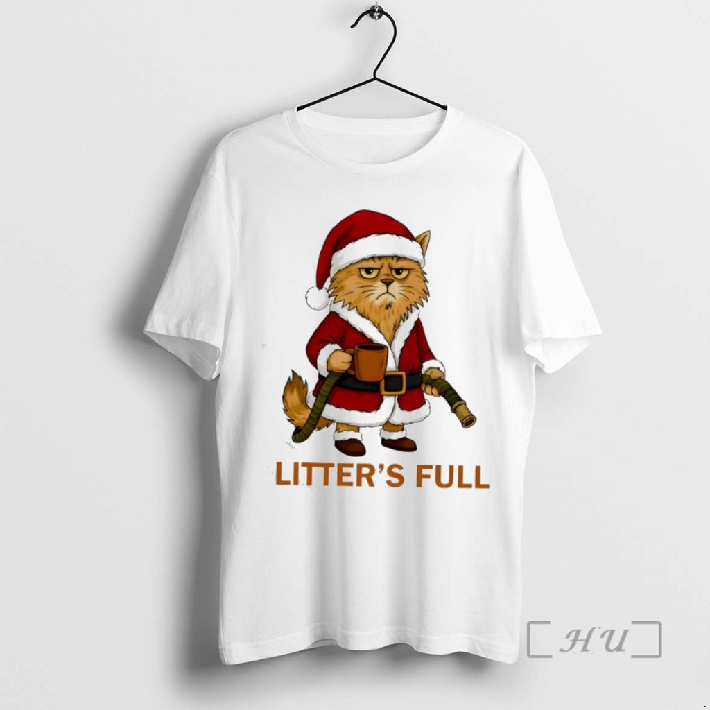 Trending Litters Full Christmas Vacation Cat Shirt Hoodie Sweatshirt | PurePodTees.com
