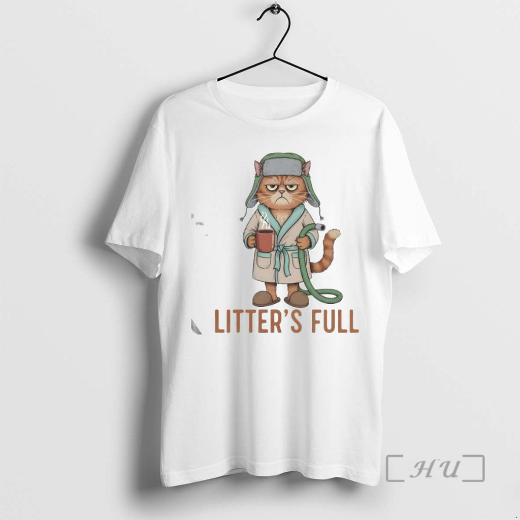 Trending Litters Full Funny Cat Lovers Christmas Xmas Shirt Hoodie Sweatshirt | PurePodTees.com