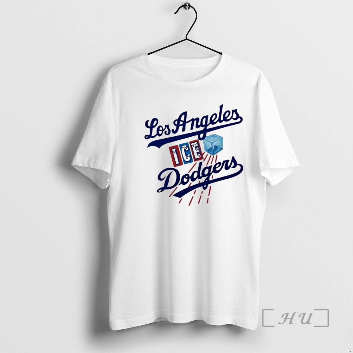 Trending Los Angeles Dodgers Ice Retro Shirt Hoodie Sweatshirt | PurePodTees.com