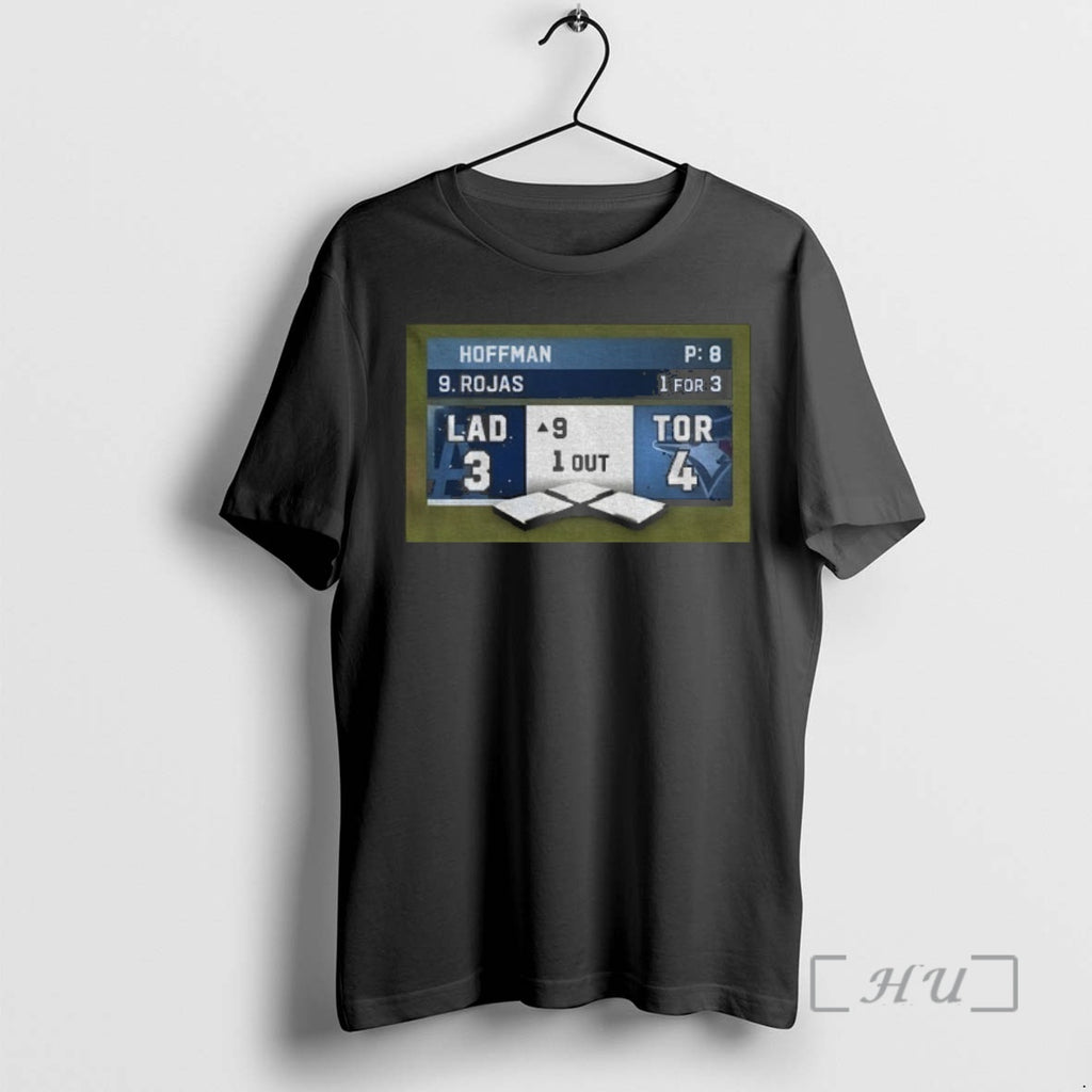 Trending Los Angeles Dodgers Lad 4 3 Toronto Blue Jays Tor Round 9 Premium Shirt Hoodie Sweatshirt | PurePodTees.com