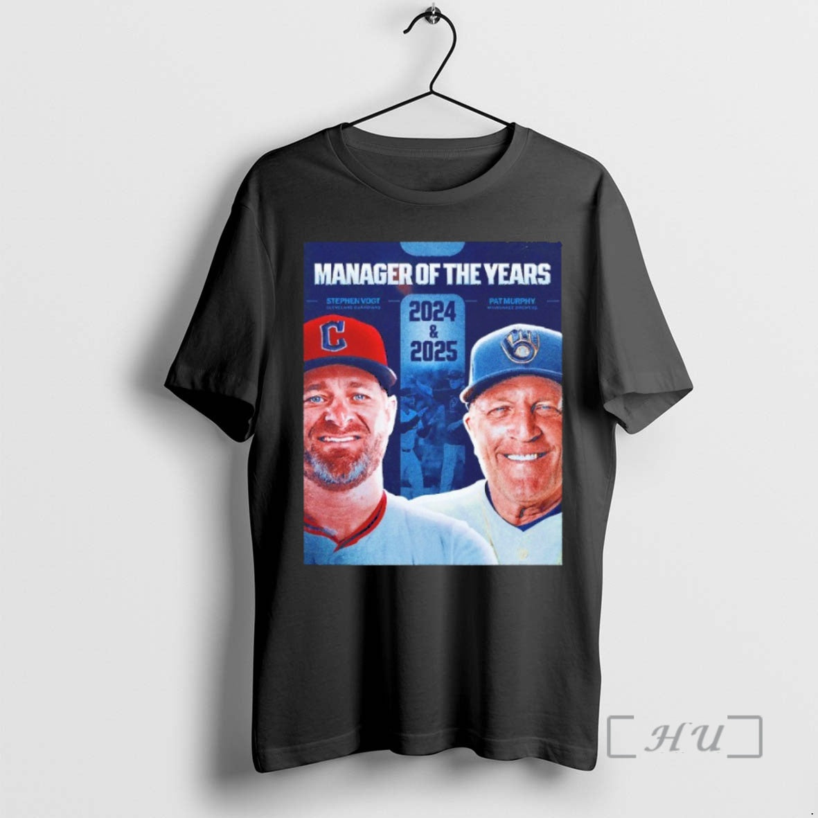 Trending Manager Of The Years Stephen Vogt Cleveland Guardians Vs Pat Murphy Milwaukee Brewers 2025 Shirt Hoodie Sweatshirt