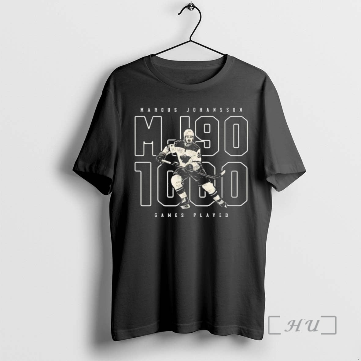 Trending Marcus Johansson Mj90 1000 Games Player Hockey Shirt Hoodie Sweatshirt | PurePodTees.com
