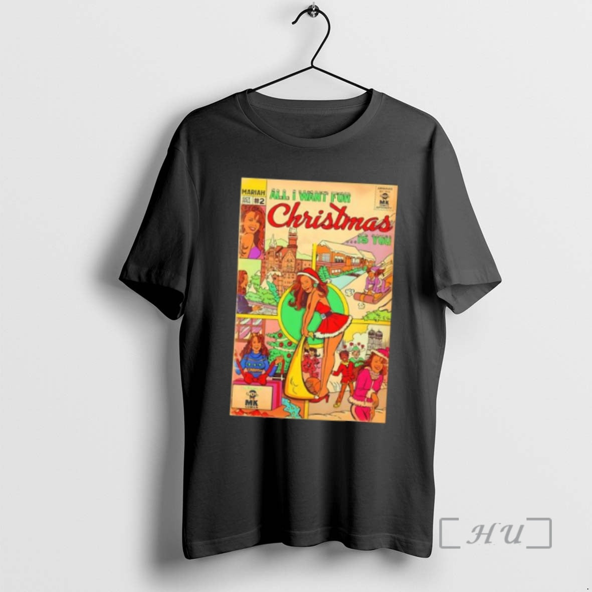 Trending Mariah Carey All I Want For Christmas Is You Shirt Hoodie Sweatshirt | PurePodTees.com
