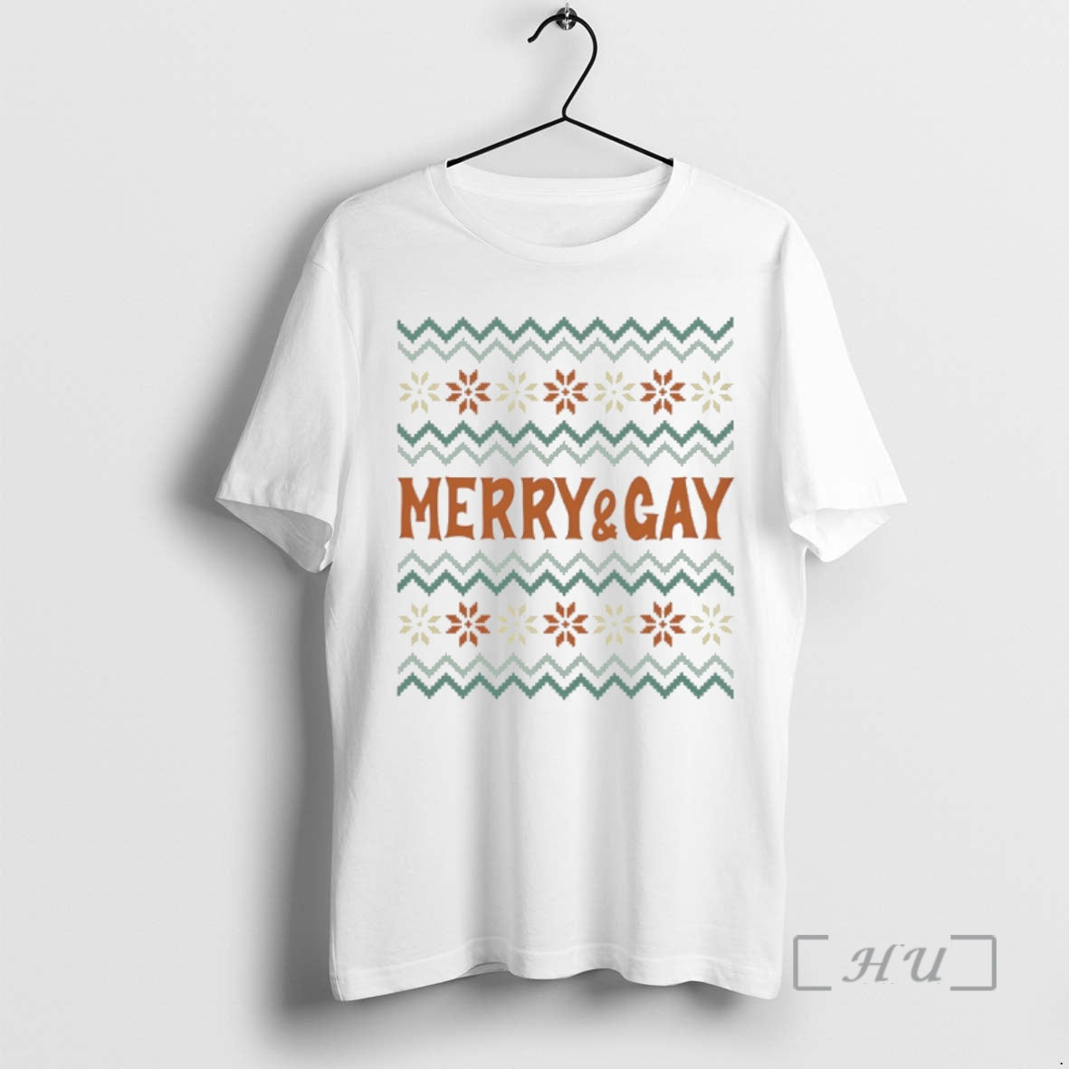 Trending Merry And Gay Ugly Christmas 2025 Shirt Hoodie Sweatshirt | PurePodTees.com