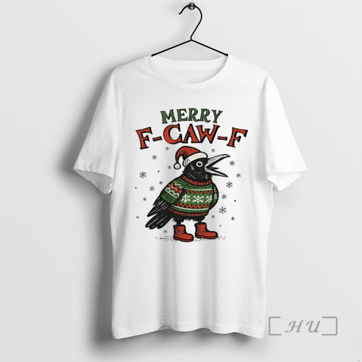 Trending Merry Christmas F Caw F Christmas Items Shirt Hoodie Sweatshirt | PurePodTees.com