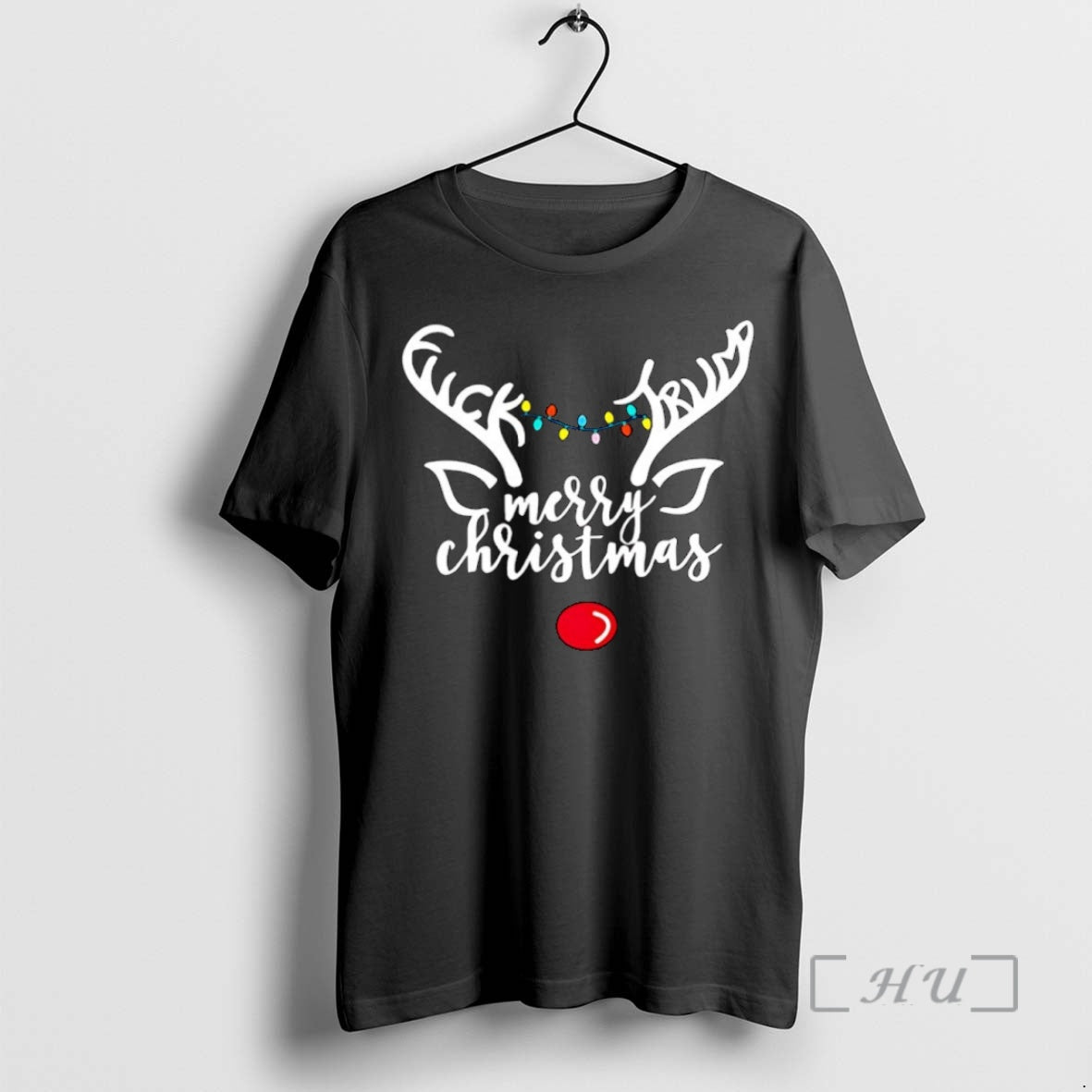 Trending Merry Christmas Fuck Trump Xmas Shirt Hoodie Sweatshirt | PurePodTees.com