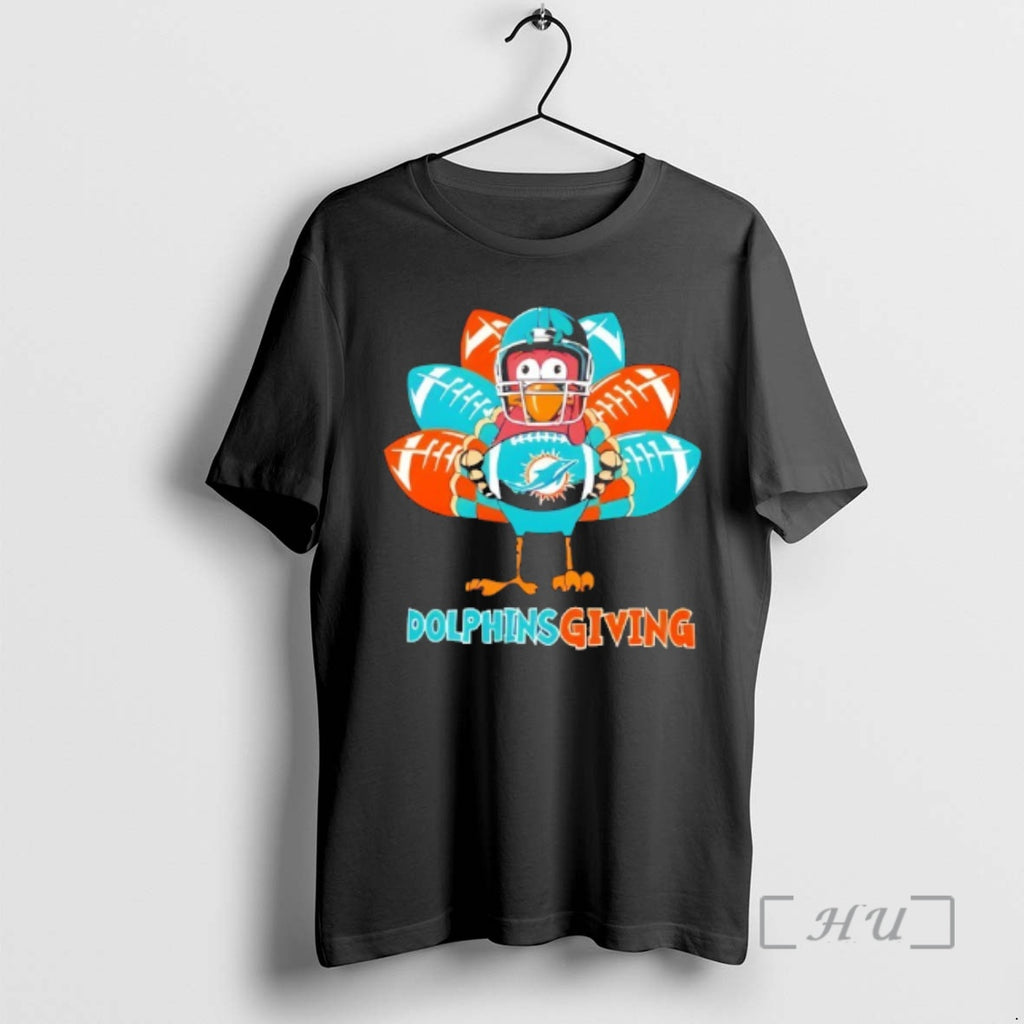 Trending Miami Dolphins Thanksgiving Turkey Shirt Hoodie Sweatshirt | PurePodTees.com