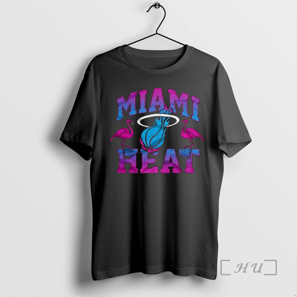 Trending Miami Heat City Basketball 2025 Flamingos Logo Shirt Hoodie Sweatshirt | PurePodTees.com