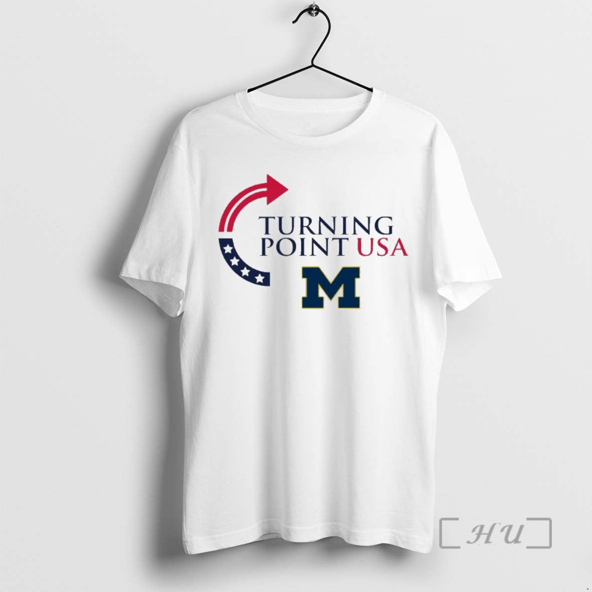 Trending Michigan Wolverines Turning Point Usa Shirt Hoodie Sweatshirt | PurePodTees.com