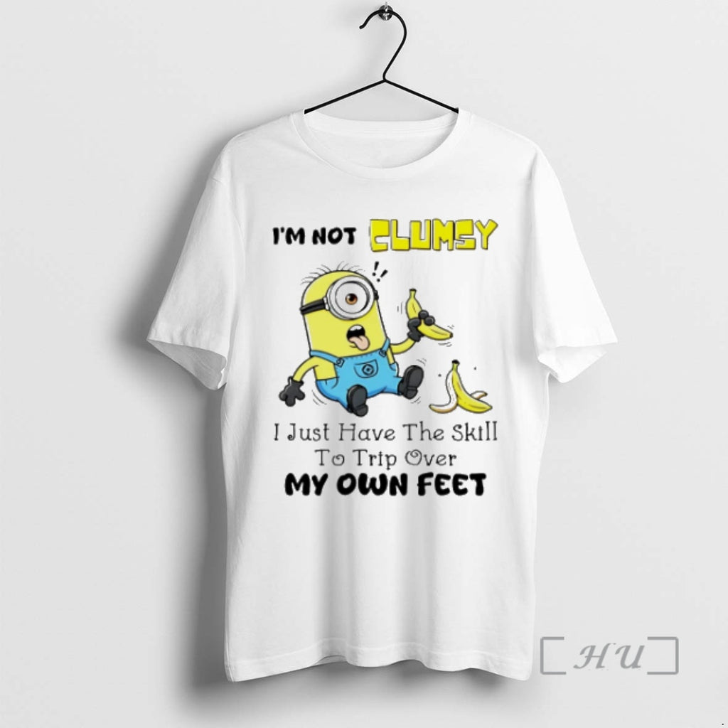 Trending Minion Im Not Clumsy I Just Have The Skill To Trip Over My Own Shirt Hoodie Sweatshirt | PurePodTees.com