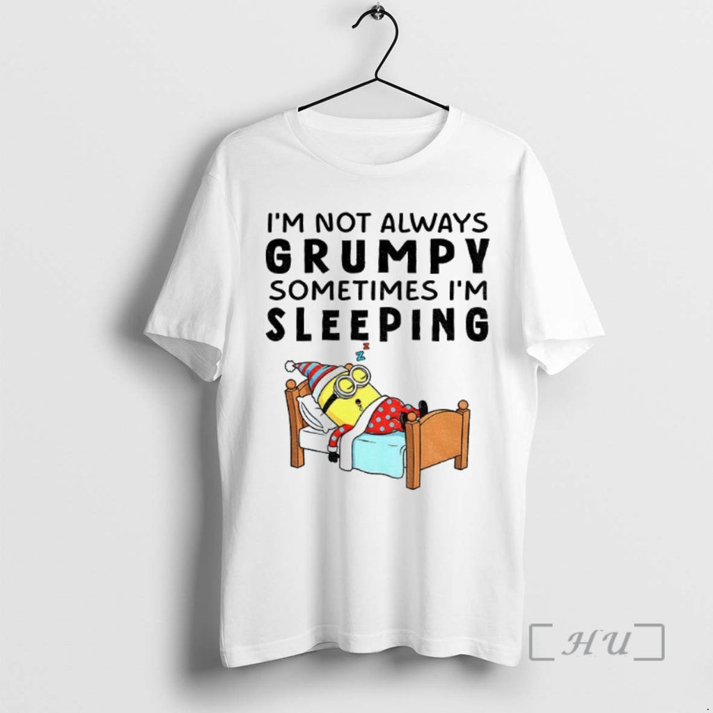 Trending Minion X Gnome Im Not Always Grumpy Sometimes Im Sleeping Christmas Premium T Shirts Hoodie Sweatshirt