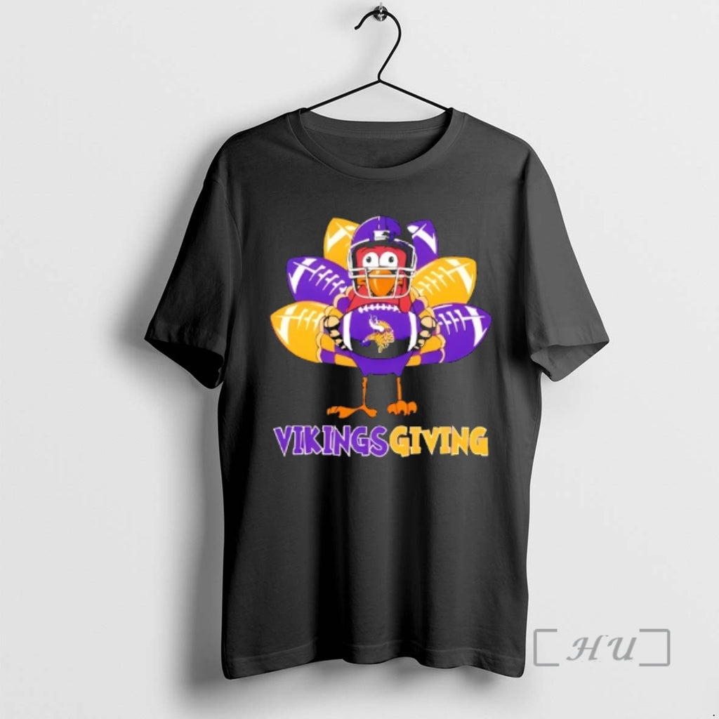 Trending Minnesota Vikings Thanksgiving Turkey Shirt Hoodie Sweatshirt | PurePodTees.com