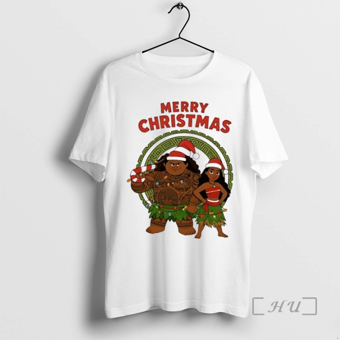 Trending Moana And Maui Merry Christmas Shirt Hoodie Sweatshirt | PurePodTees.com