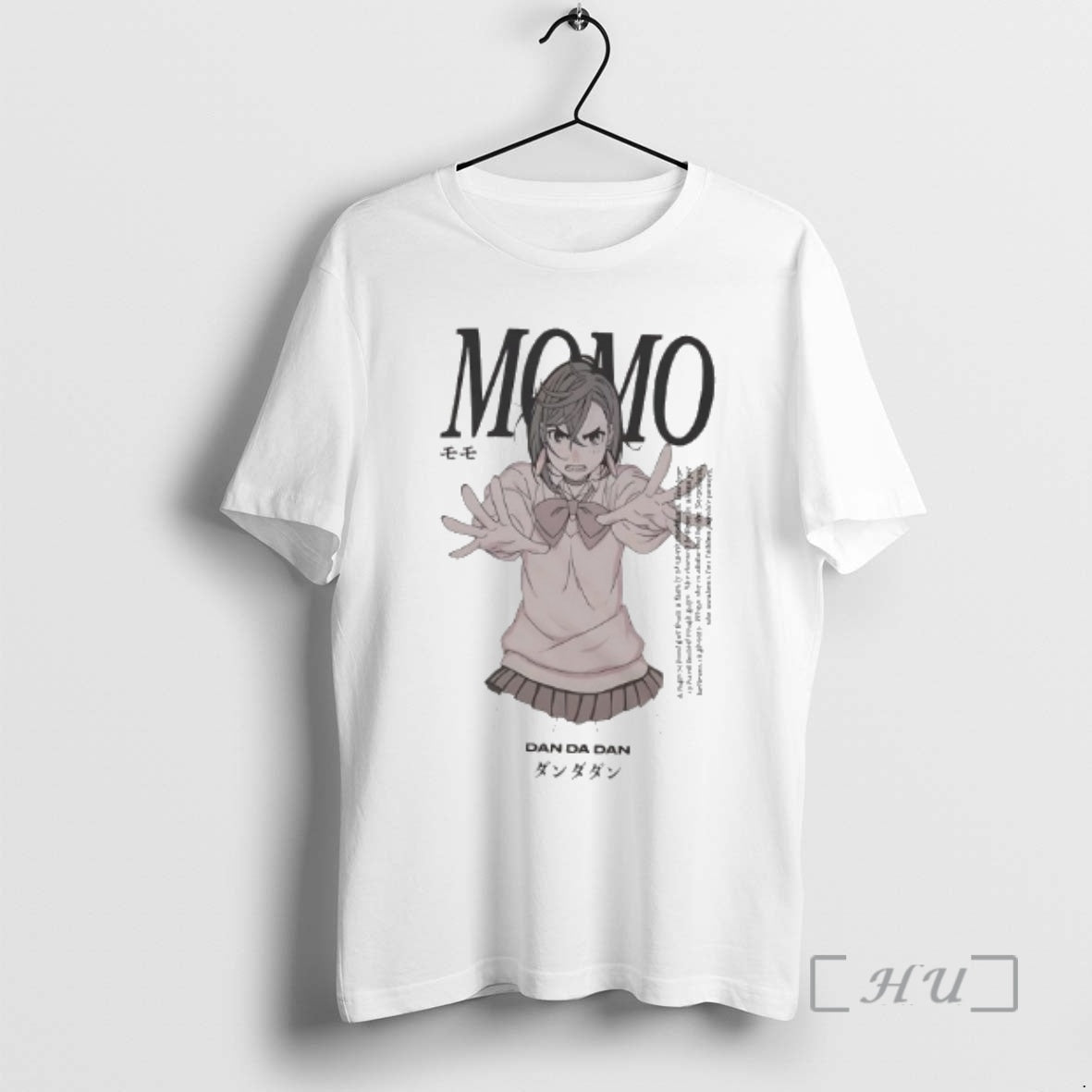 Trending Momo Ayase Dan Da Dan Tonal Portrait Anime Shirt Hoodie Sweatshirt | PurePodTees.com