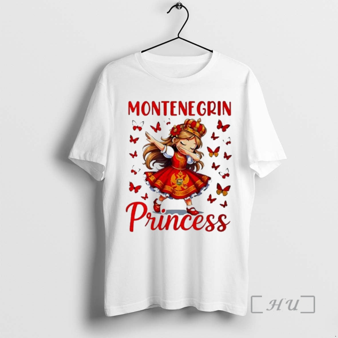 Trending Montenegrin Princess Dab Montenegro Pride For Girls Cute Shirt Hoodie Sweatshirt | PurePodTees.com