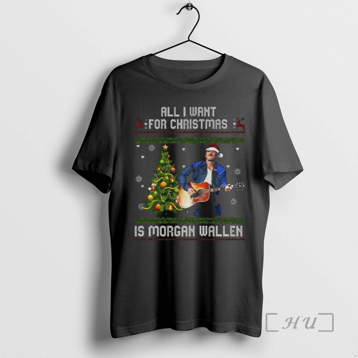 Trending Morgan Wallen All I Want For Christmas Is Morgan Wallen Merry Christmas Premium Shirt Hoodie Sweatshirt