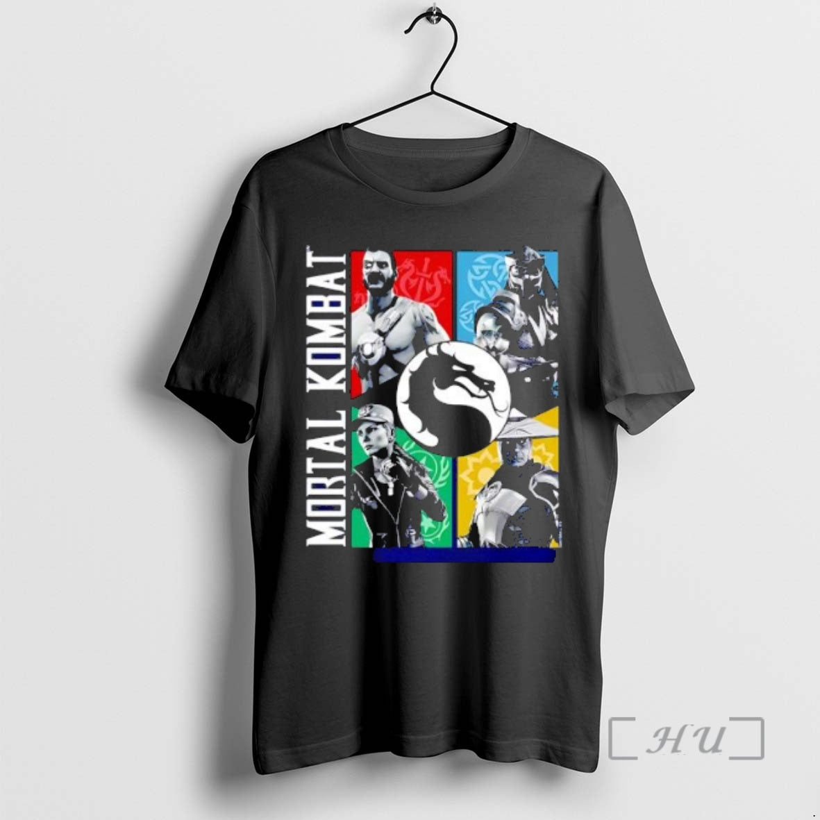Trending Mortal Kombat Character Grid Short Sleeve Graphic Shirt Hoodie Sweatshirt | PurePodTees.com