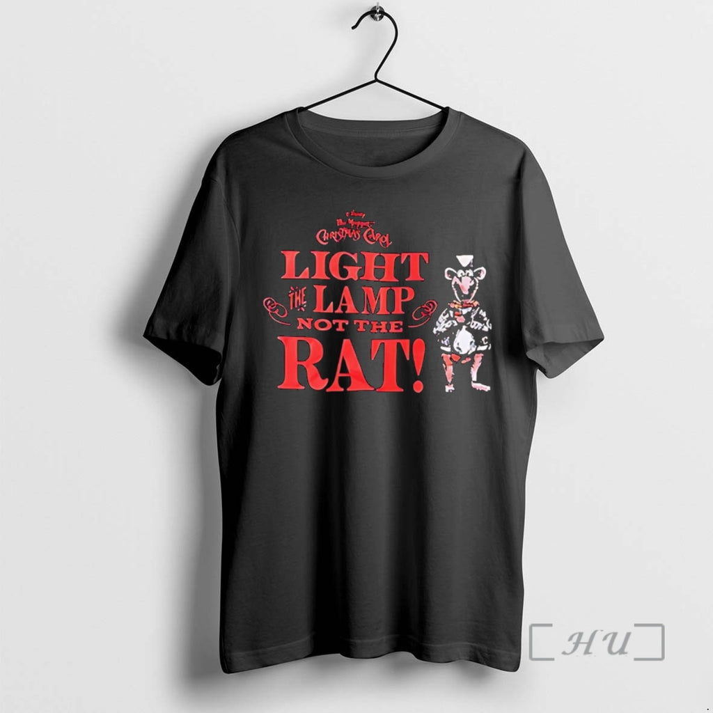 Trending Muppets Christmas Carol Light Lamp Not The Rat Shirt Hoodie Sweatshirt | PurePodTees.com