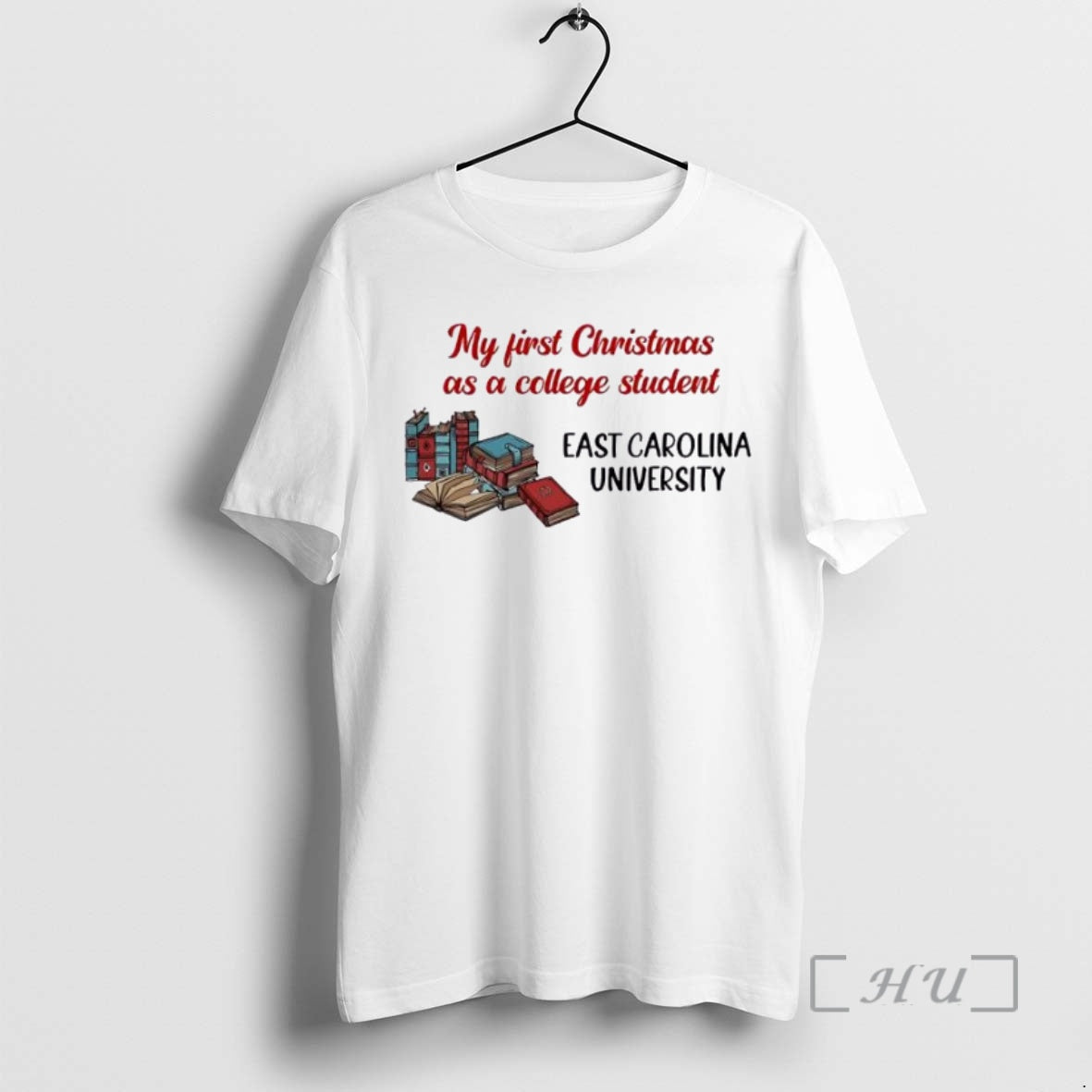 Trending My First Christmas As A College Student East Carolina University Personalised Ornaments White Premium Shirt...