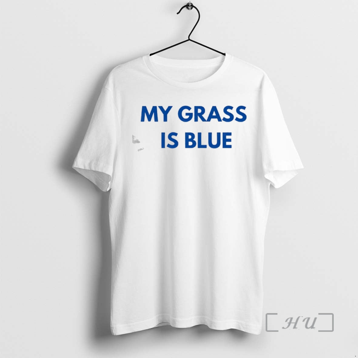 Trending My Grass Is Blue Shirt Hoodie Sweatshirt | PurePodTees.com
