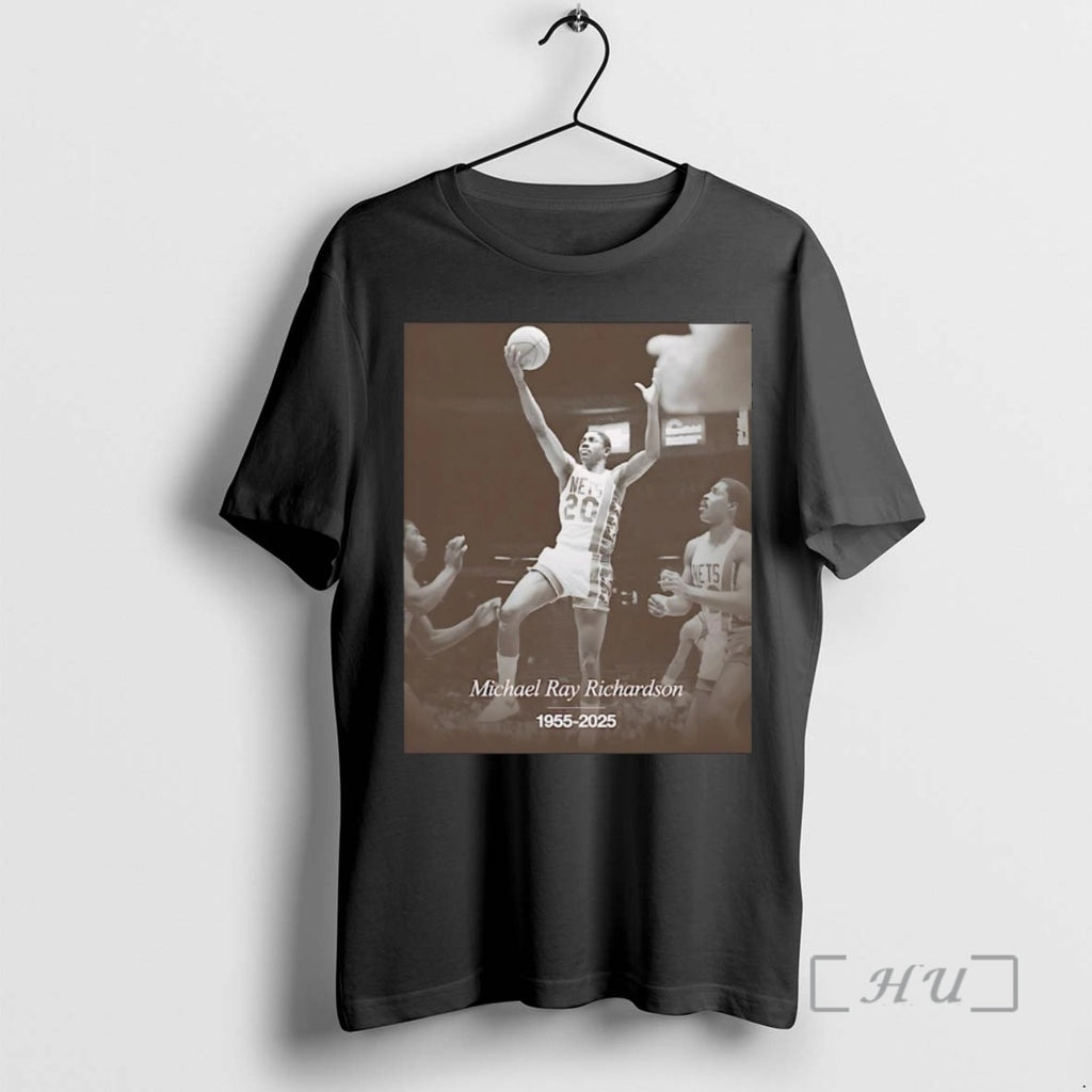 Trending Nets All Star Michael Ray Richardson 1955 2025 Shirt Hoodie Sweatshirt | PurePodTees.com