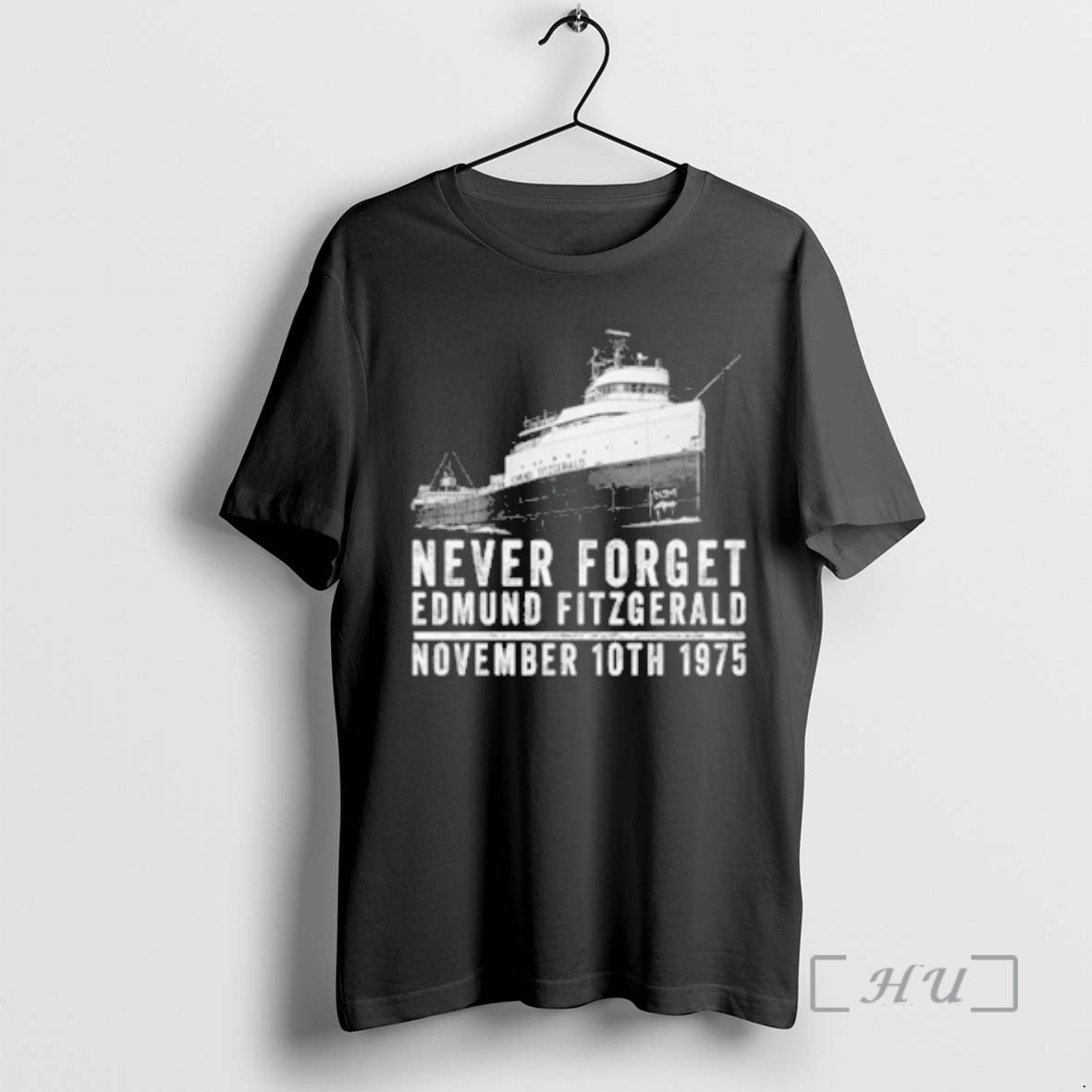 Trending Never Forget Edmund Fitzgerald November 10th 1975 Shirt Hoodie Sweatshirt | PurePodTees.com