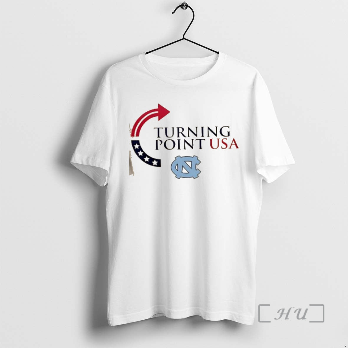 Trending North Carolina Tar Heels X Freedom Turning Point Usa Charlie Kirk 2 Sided Premium Shirt Hoodie Sweatshirt