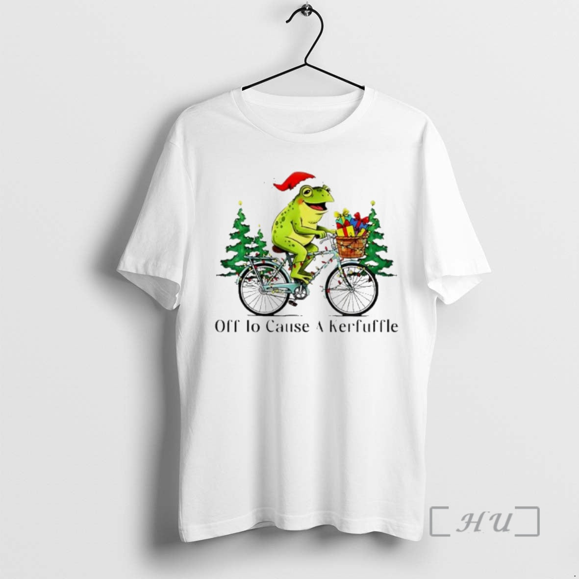 Trending Off To Cause A Kerfuffle Frog Christmas Shirt Hoodie Sweatshirt | PurePodTees.com