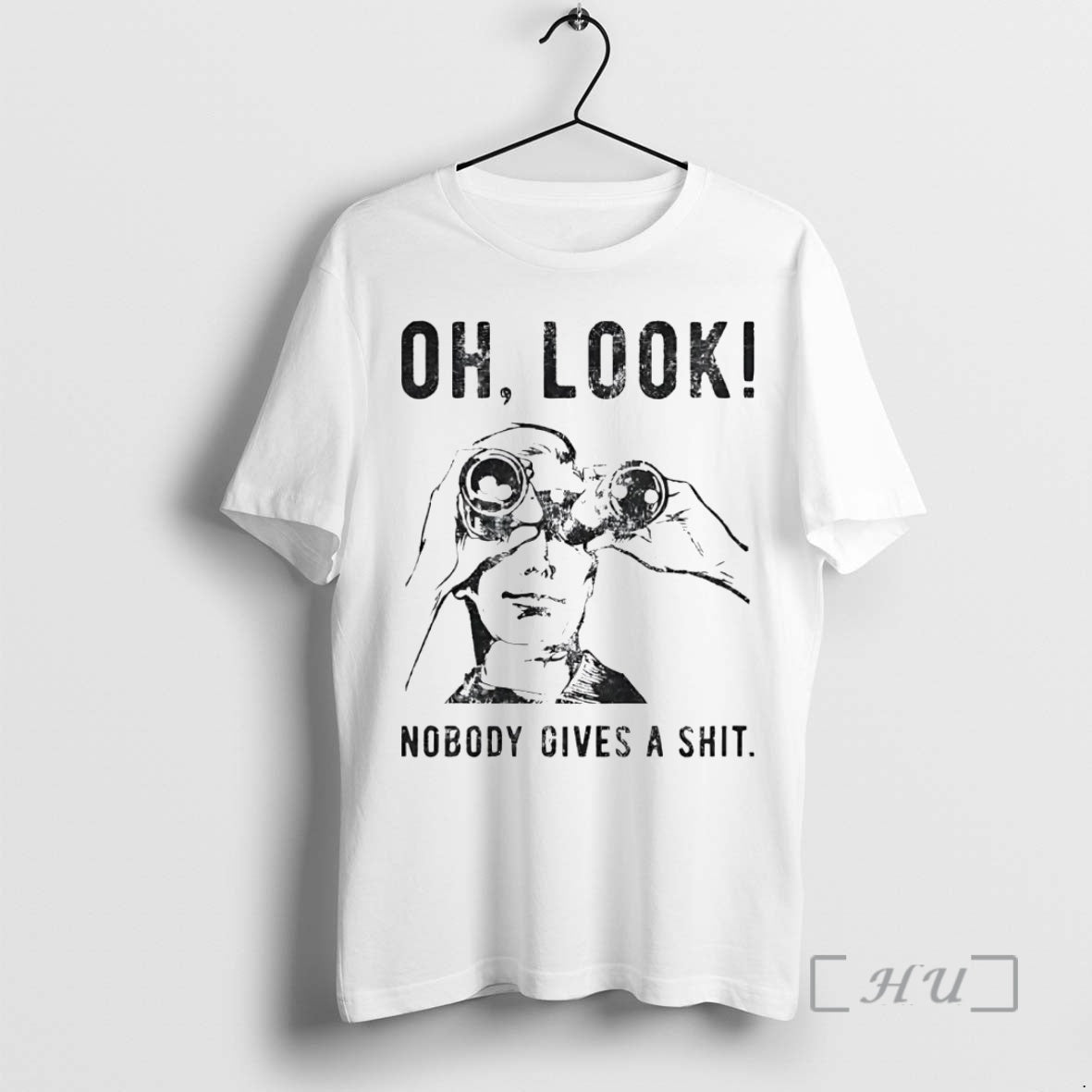 Trending Oh Look Nobody Gives A Shit Shirt Hoodie Sweatshirt | PurePodTees.com