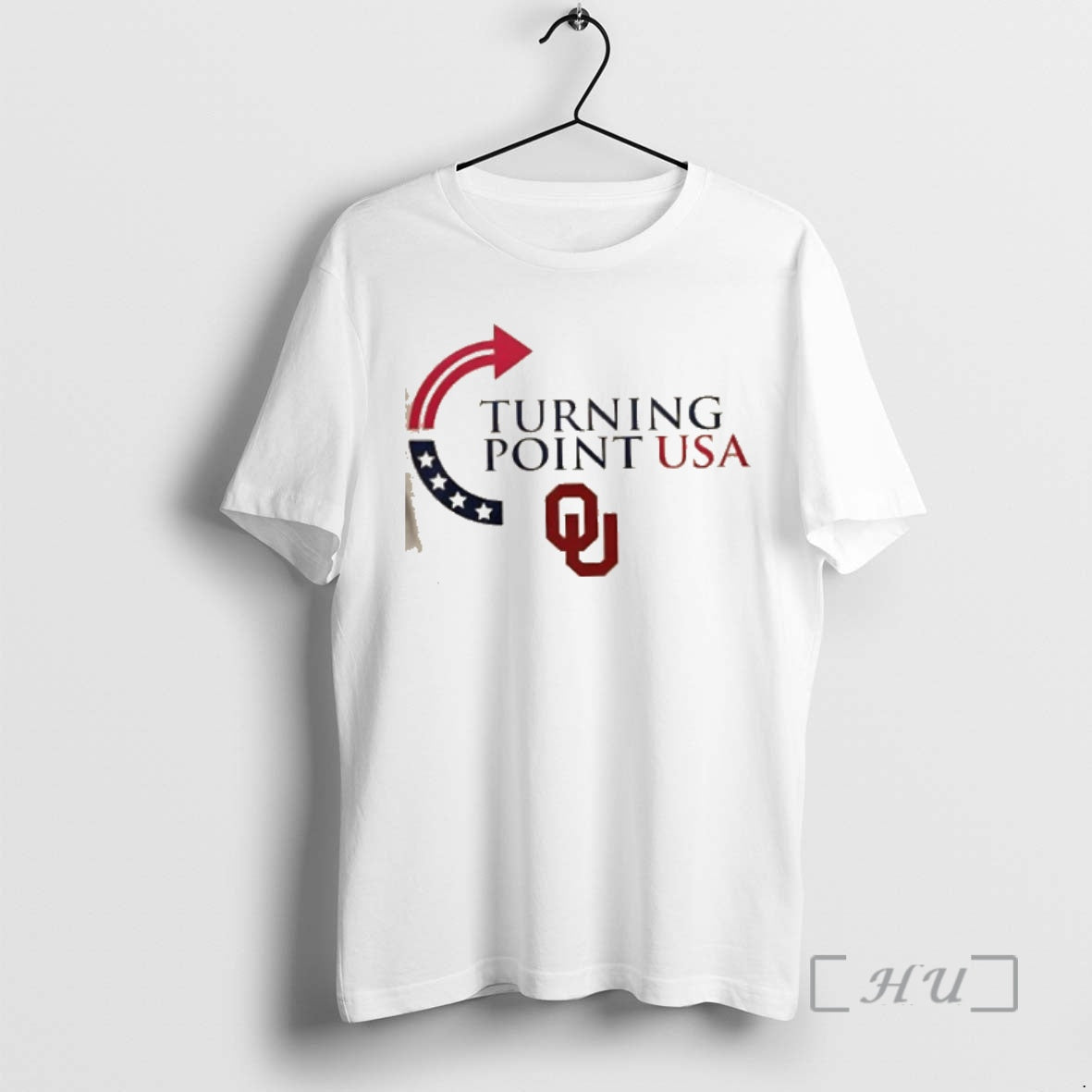 Trending Oklahoma Sooners X Freedom Turning Point Usa Charlie Kirk 2 Sided Premium T Shirts Hoodie Sweatshirt