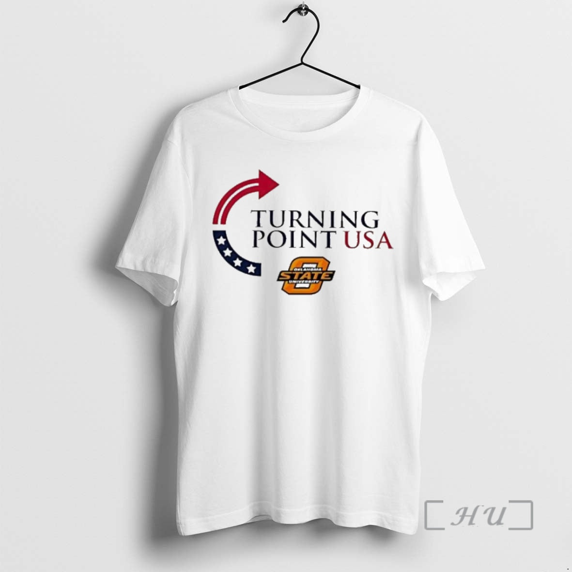 Trending Oklahoma State University Charlie Kirk Turning Point Usa Shirt Hoodie Sweatshirt | PurePodTees.com