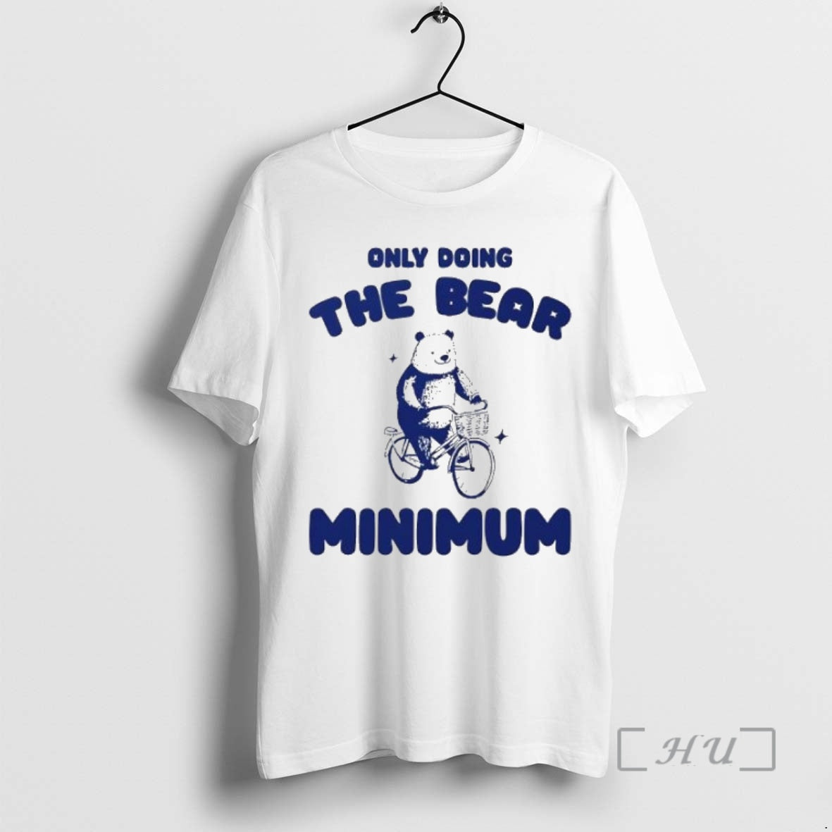 Trending Only Doing The Bear Minimum Shirt Hoodie Sweatshirt | PurePodTees.com
