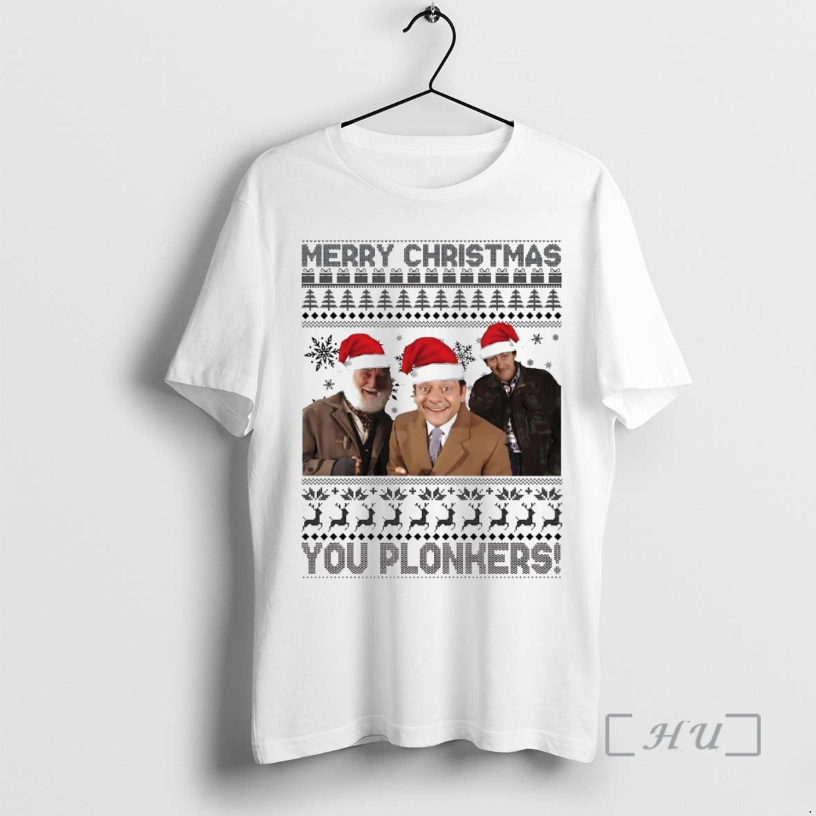 Trending Only Fools And Horses Merry Christmas You Plonkers Shirt Hoodie Sweatshirt | PurePodTees.com