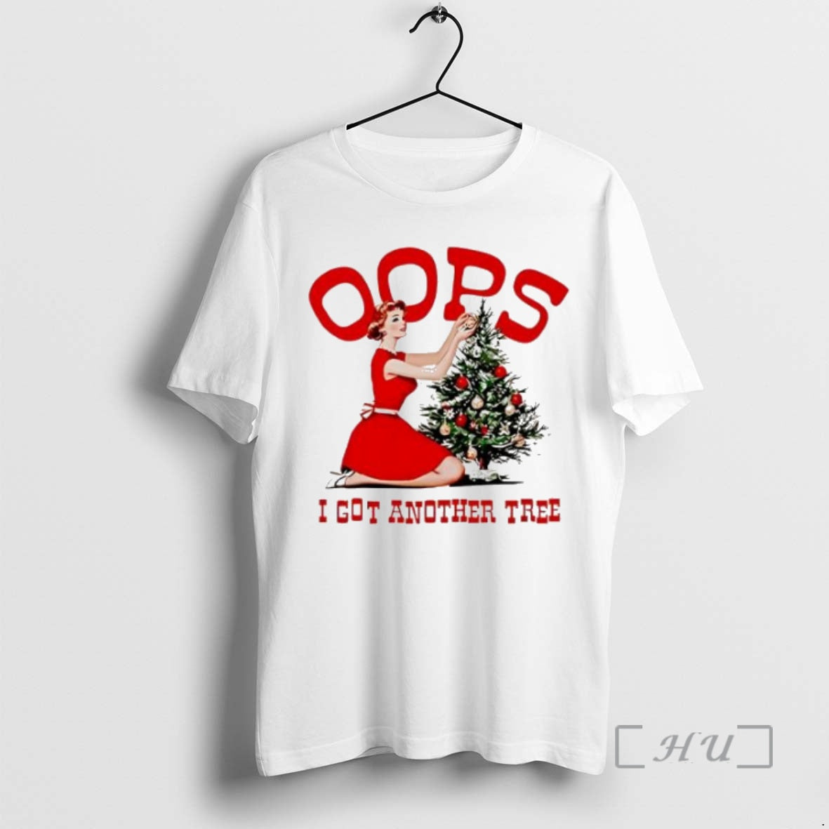Trending Oops I Got Another Tree Christmas Girl Cute Shirt Hoodie Sweatshirt | PurePodTees.com