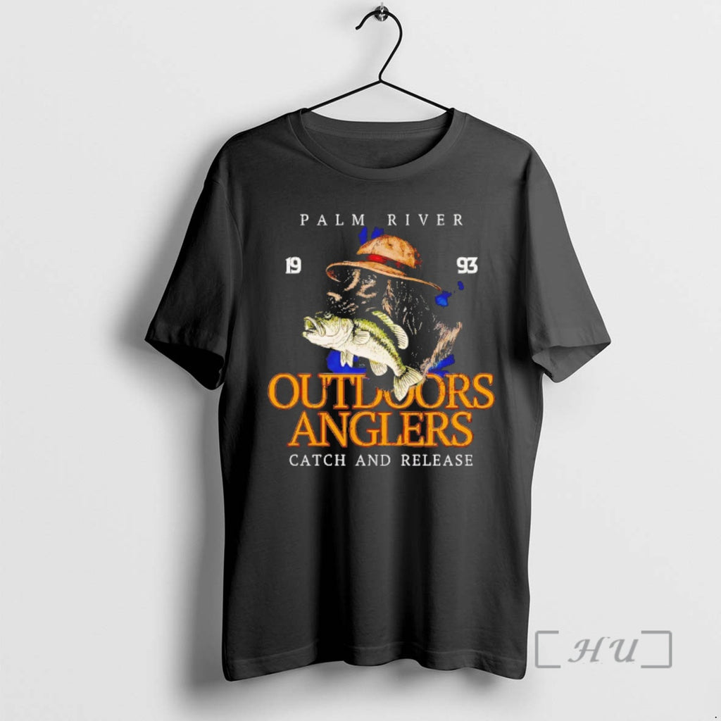Trending Palm River Outdoors Anglers Catch And Release 1993 Shirt Hoodie Sweatshirt | PurePodTees.com