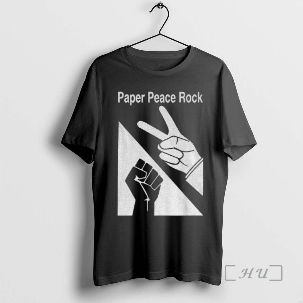 Trending Paper Peace Rock Sarcasm Shirt Hoodie Sweatshirt | PurePodTees.com