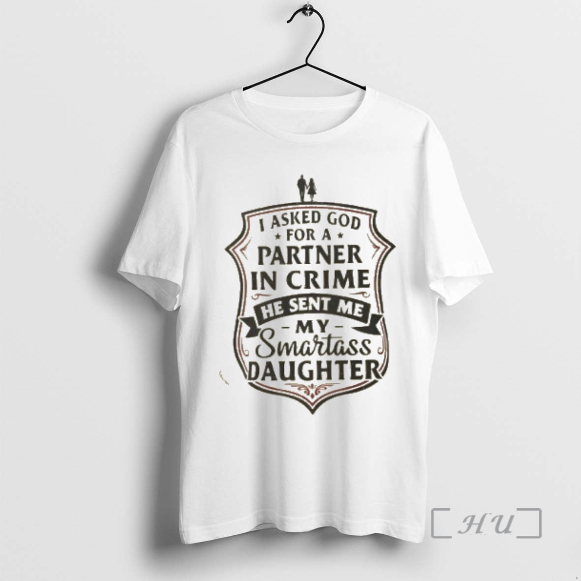 Trending Partner In Crime Daughter Dad Gift Shirt Hoodie Sweatshirt | PurePodTees.com
