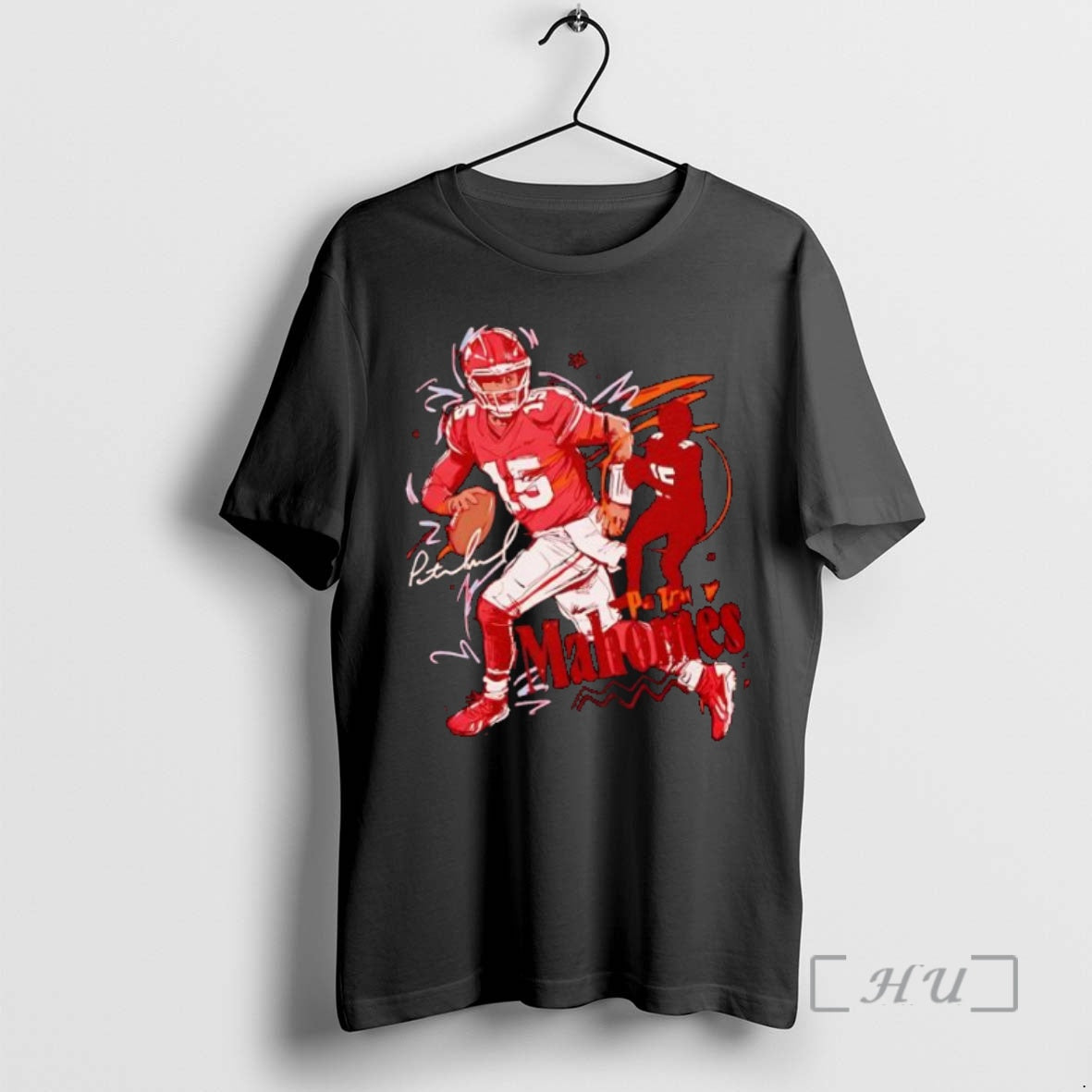 Trending Patrick Mahomes Kansas City Scribble Signature Shirt Hoodie Sweatshirt | PurePodTees.com