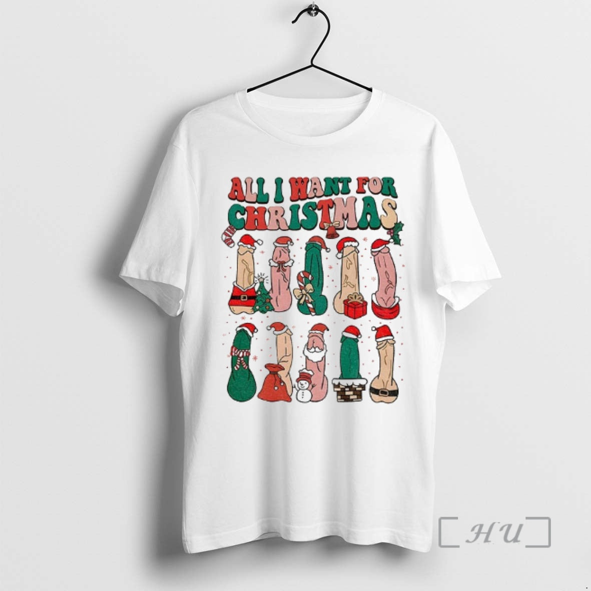 Trending Penis All I Want For Merry Christmas Xmas Naughty Shirt Hoodie Sweatshirt | PurePodTees.com
