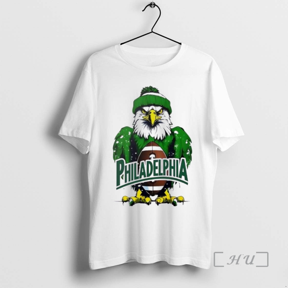 Trending Philadelphia Mascot Football Personalized Ornaments White Shirt Hoodie Sweatshirt | PurePodTees.com