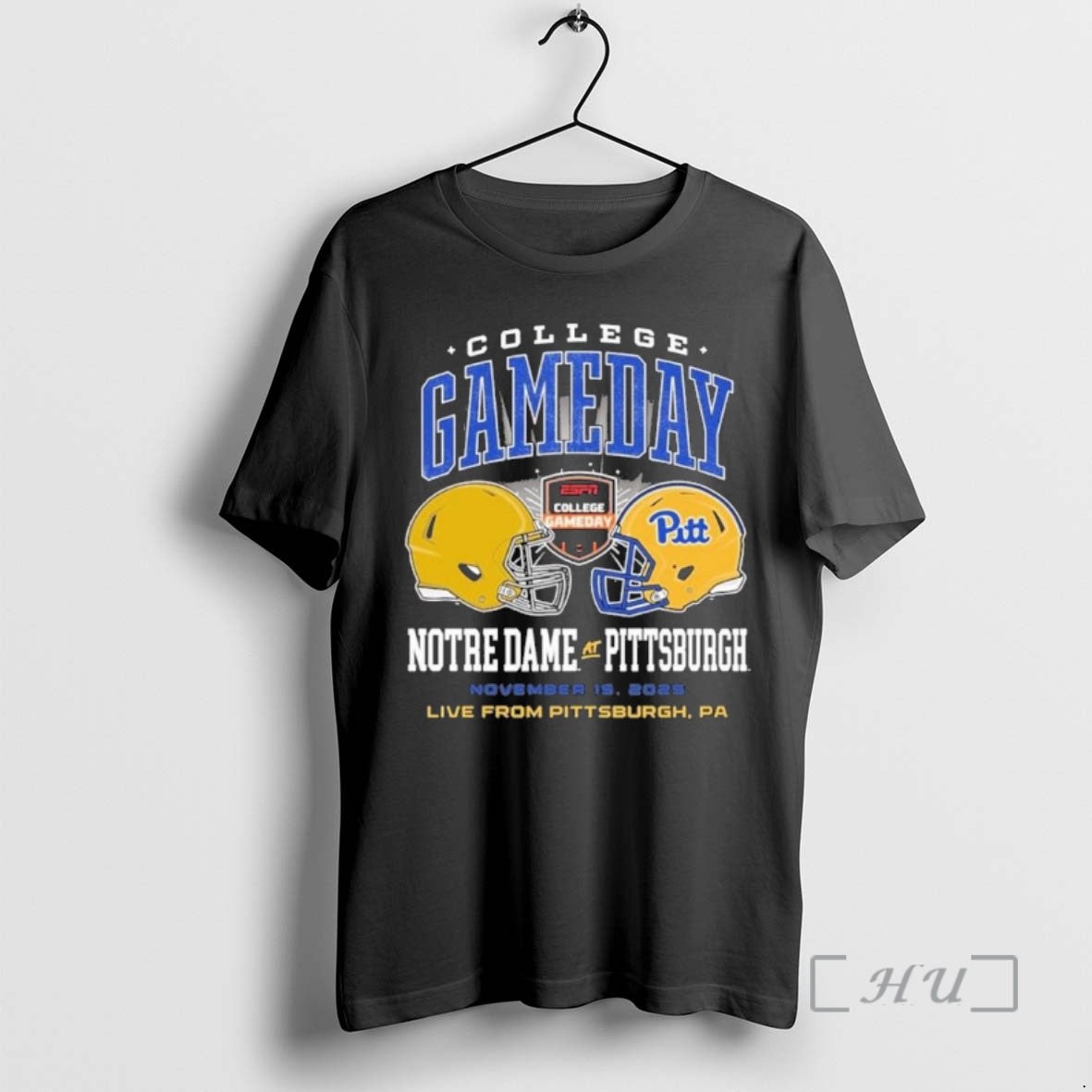 Trending Pitt Panthers College Gameday Vs Notre Dame Helmet 2025 Shirt Hoodie Sweatshirt | PurePodTees.com