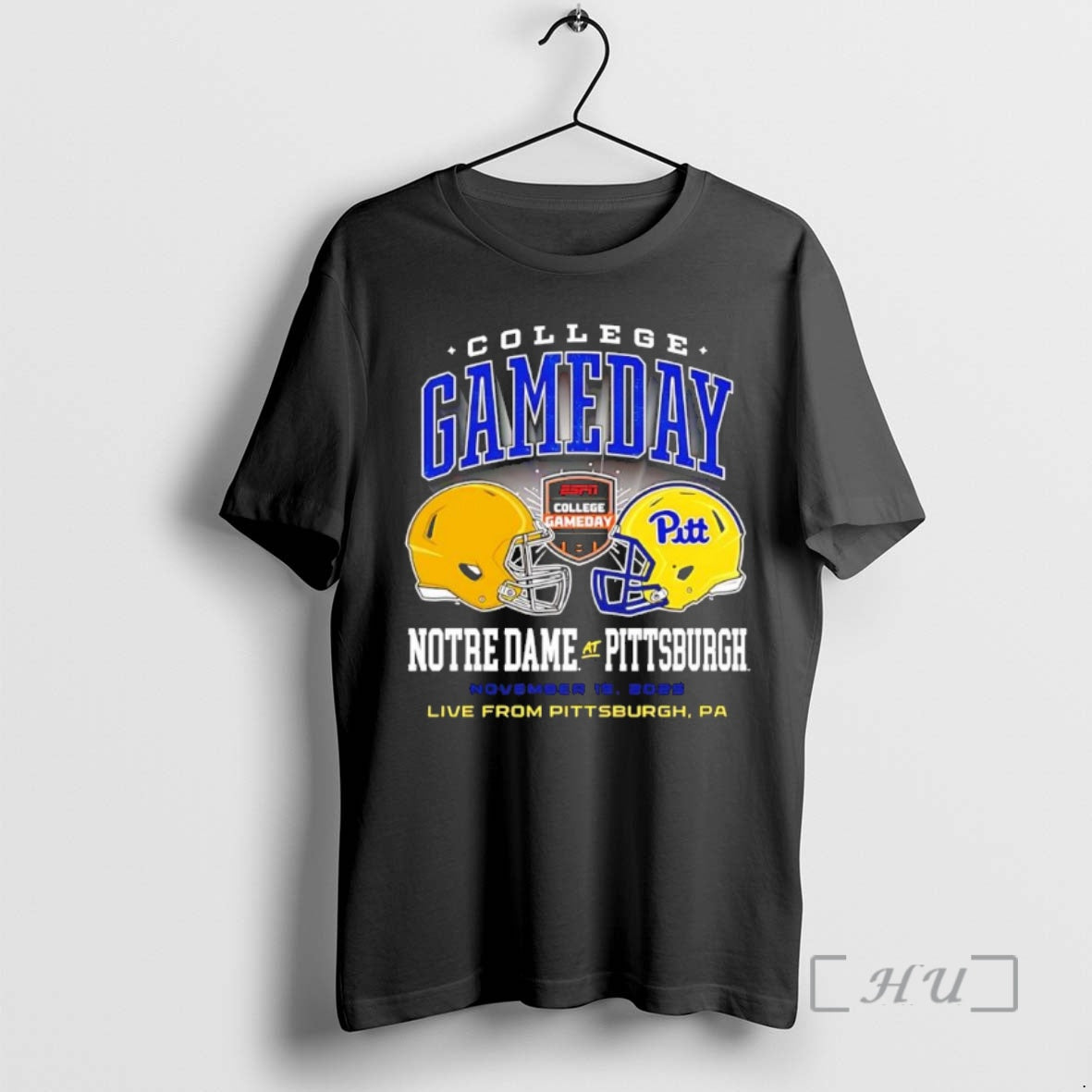 Trending Pitt Panthers Vs Notre Dame College Gameday 2025 Helmets Shirt Hoodie Sweatshirt | PurePodTees.com