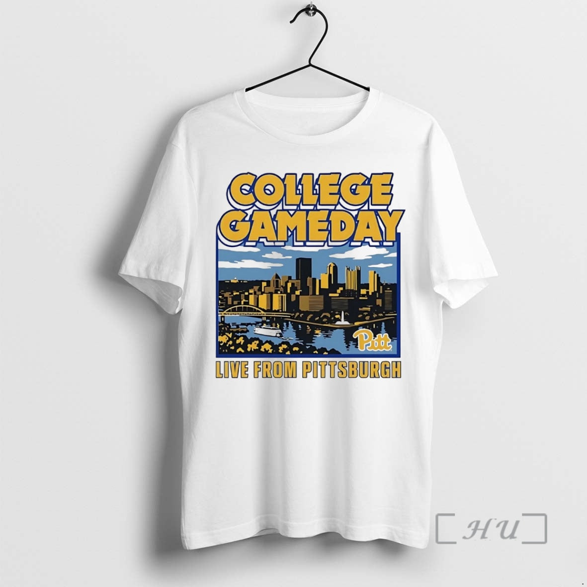 Trending Pittsburgh Panthers College Gameday City Skyline Shirt Hoodie Sweatshirt | PurePodTees.com
