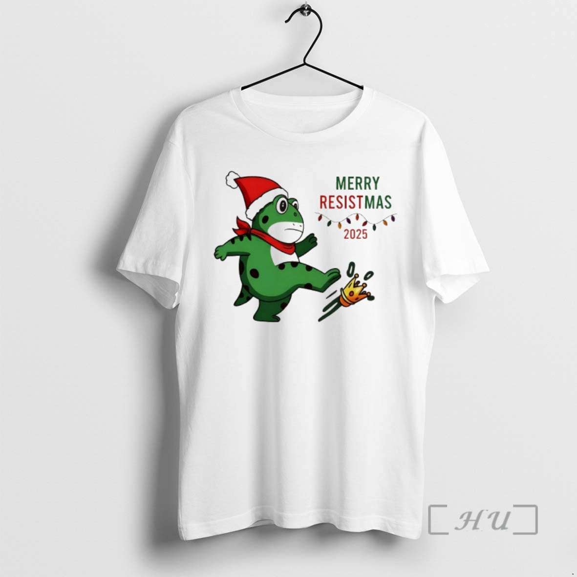 Trending Portland Frog Kick Crown Resist Merry Christmas Merry Christmas Shirt Hoodie Sweatshirt | PurePodTees.com