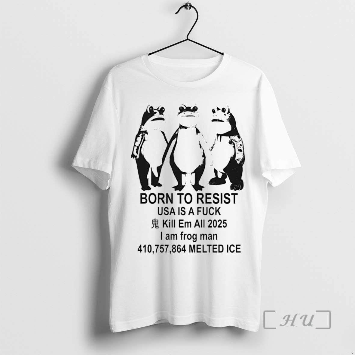 Trending Portland Frog Born To Resist Usa Is A Fuck Kill Em All 2025 Premium Shirt Hoodie Sweatshirt | PurePodTees.com