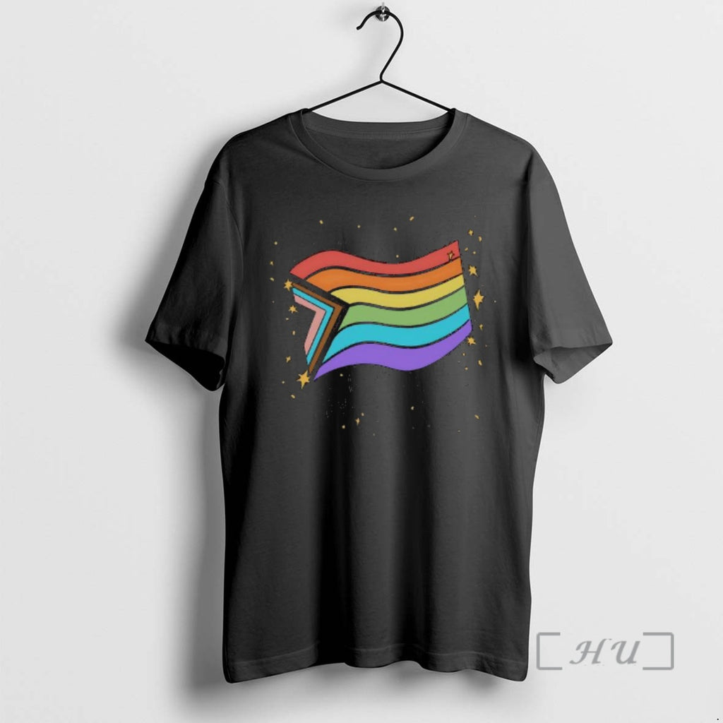 Trending Progress Pride Flag Lgbt Community Life Is Too Short To Not Love Who You Shirt Hoodie Sweatshirt | PurePodTees.com