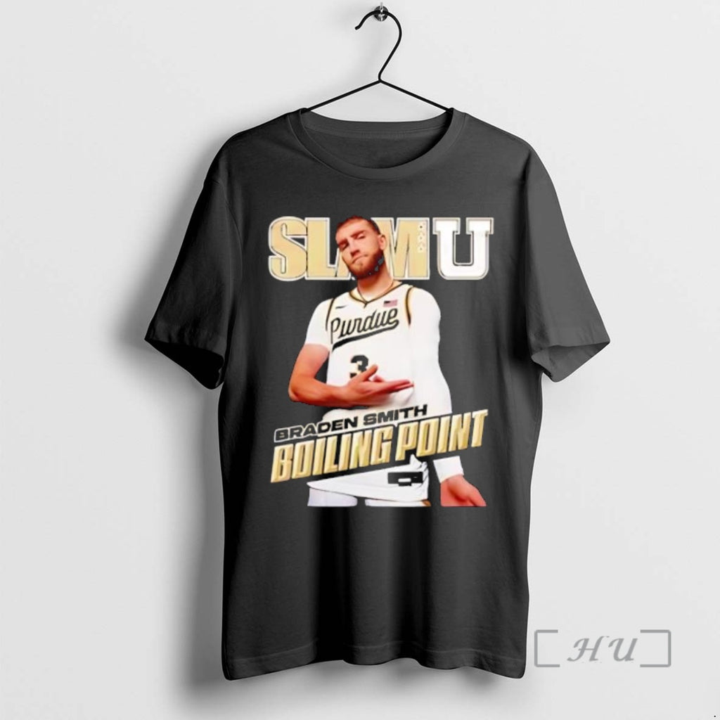 Trending Purdue Boilermakers Basketball Braden Smith Boiling Point Shirt Hoodie Sweatshirt | PurePodTees.com