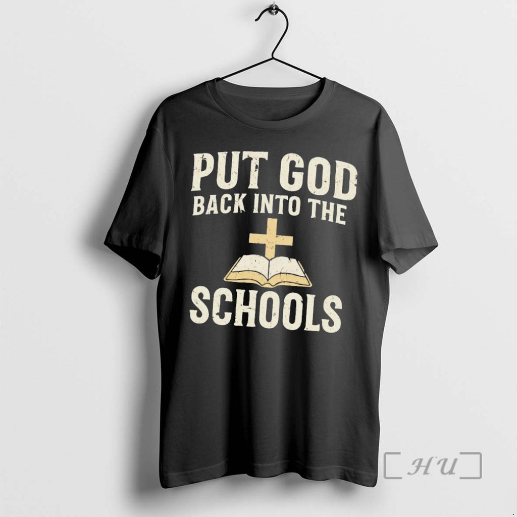 Trending Put God Back In Schools Shirt Hoodie Sweatshirt | PurePodTees.com
