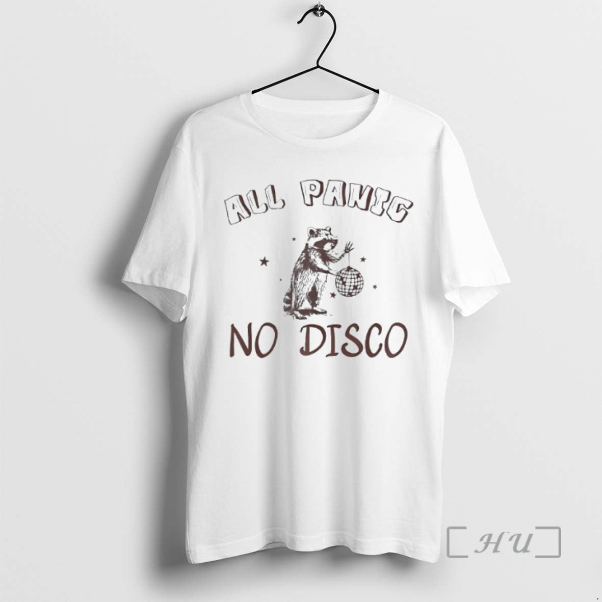 Trending Raccoon All Panic No Disco Shirt Hoodie Sweatshirt | PurePodTees.com